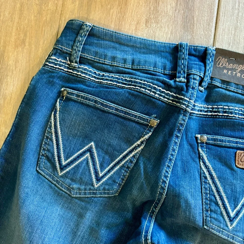 Wrangler Retro Sadie Low Rise Boot Cut Size 7/8 - Picture 5 of 8